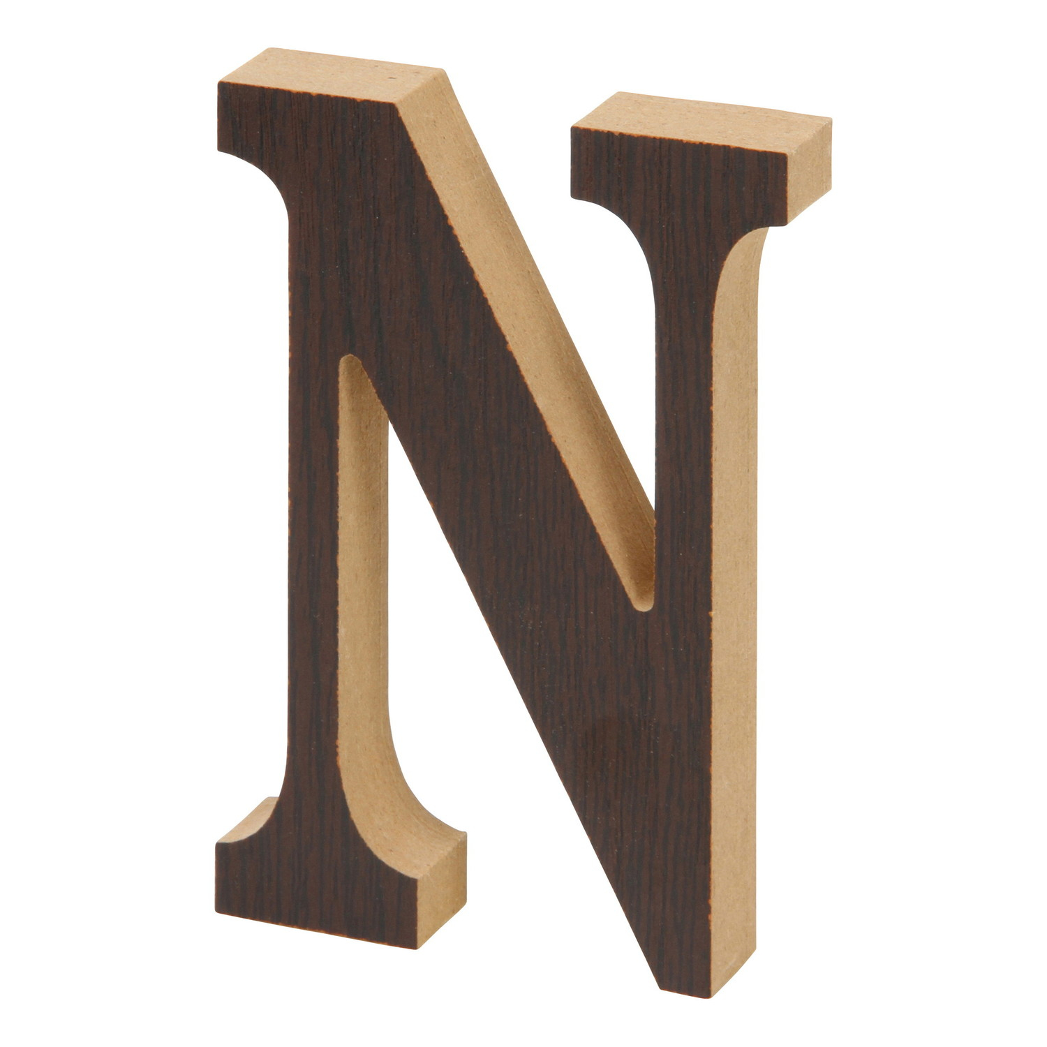 木製アルファベット　Ｎ