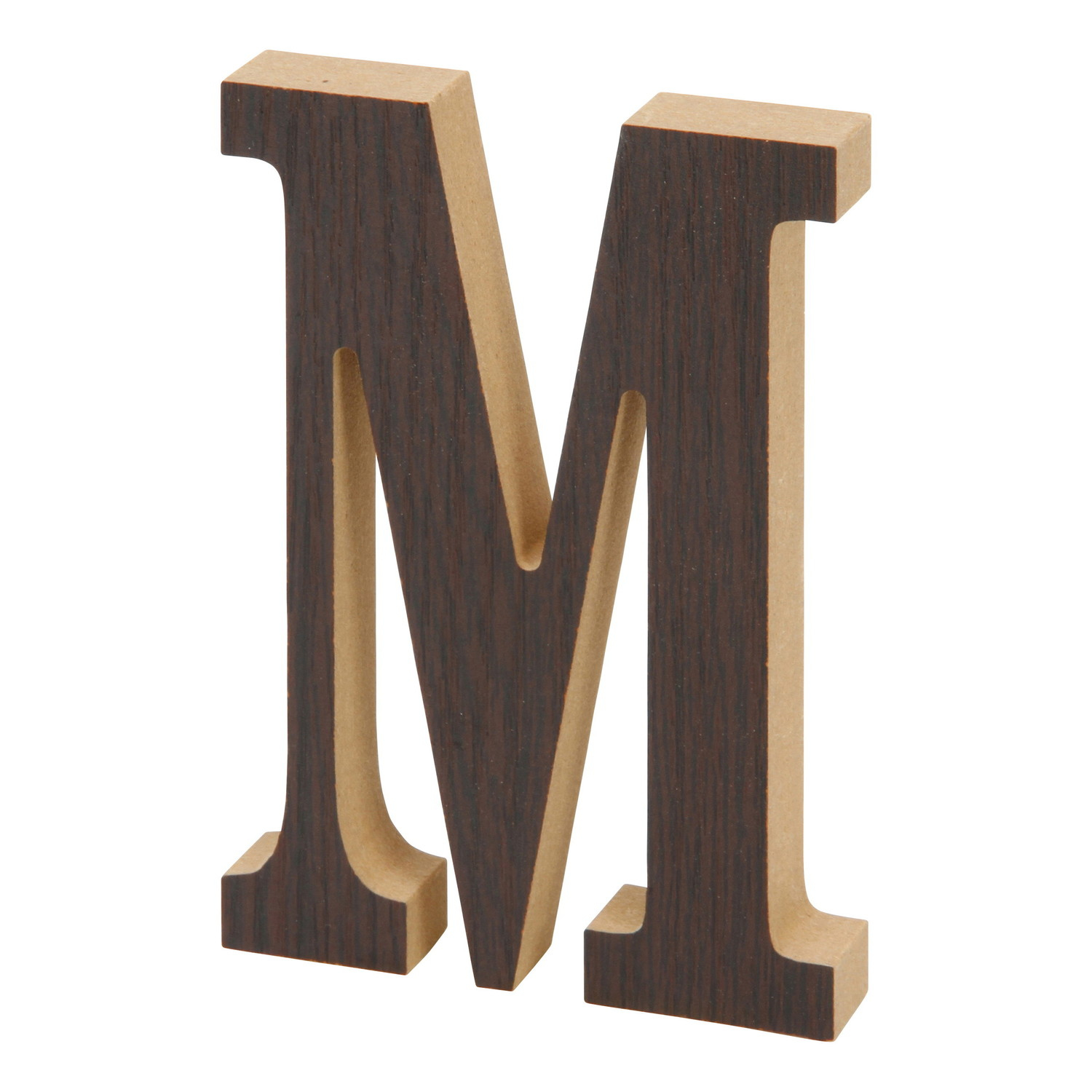 木製アルファベット　Ｍ