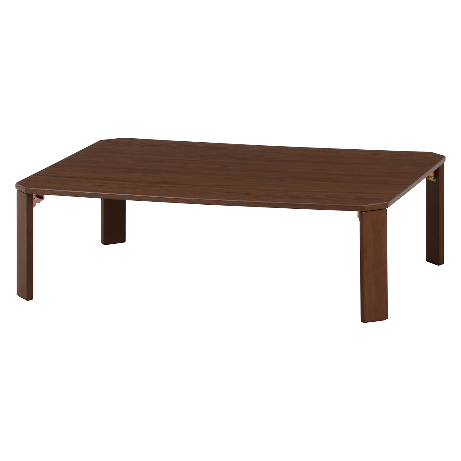 ＵＶモダンローテーブル　Ｌａｔｔｅ　ウォルナット　１０５ｘ７５