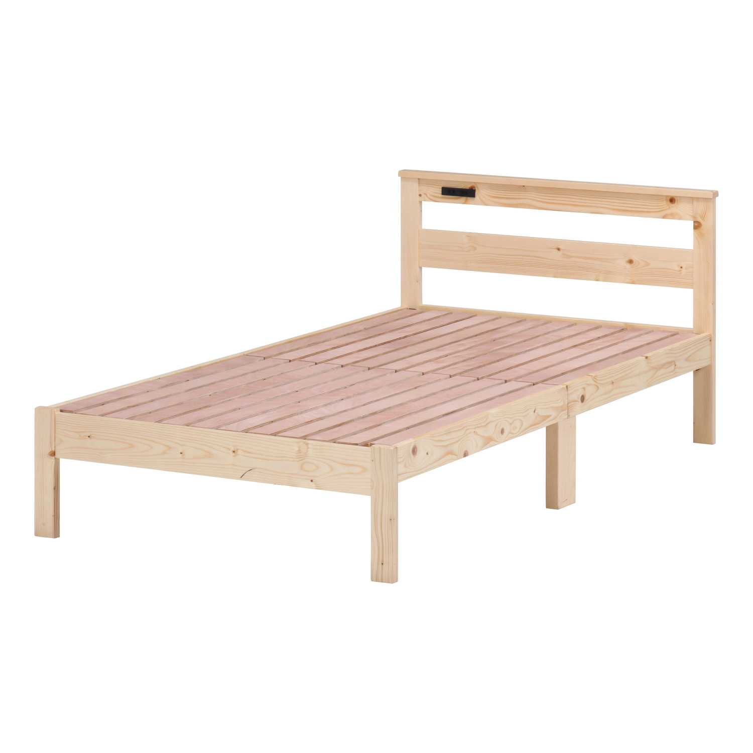 パイン材木製ベッド　ブラザー