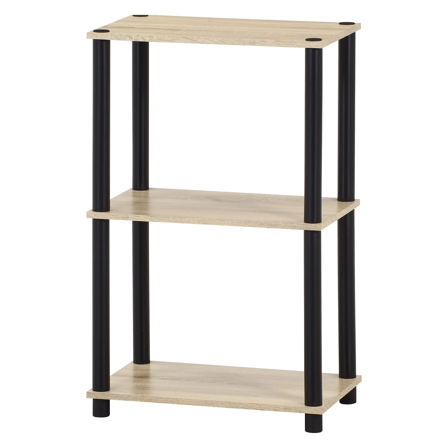 ３段オープンラック　オーク