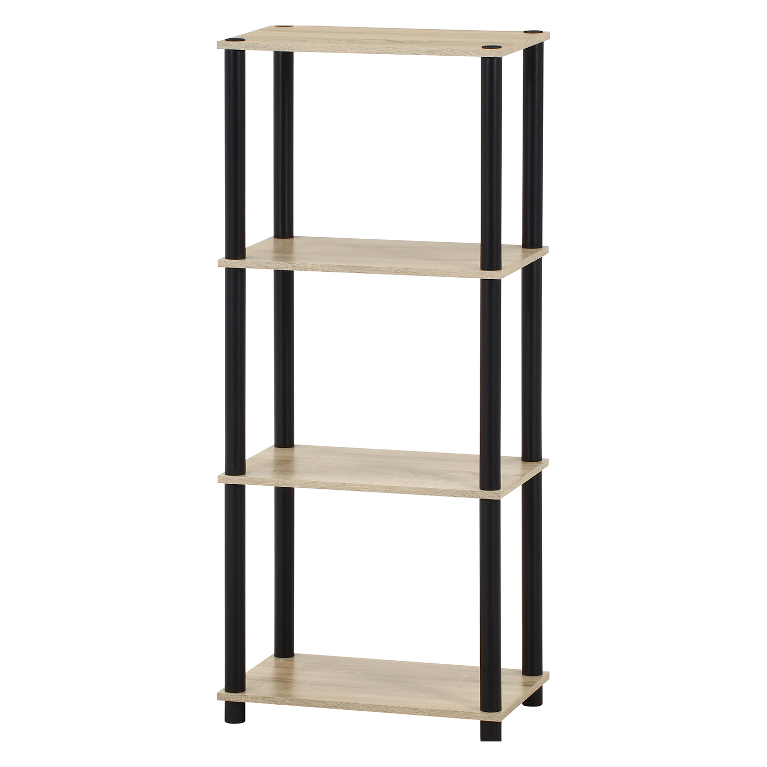 ４段オープンラック　オーク