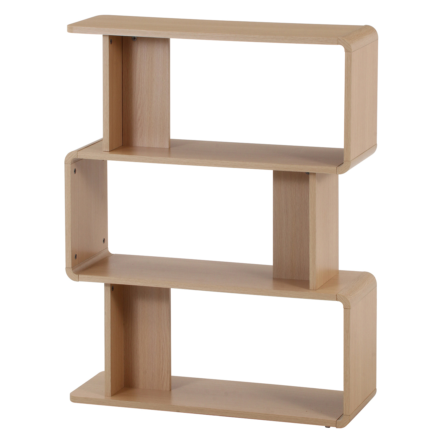 ディスプレイラック　３段　クレール　オークナチュラル