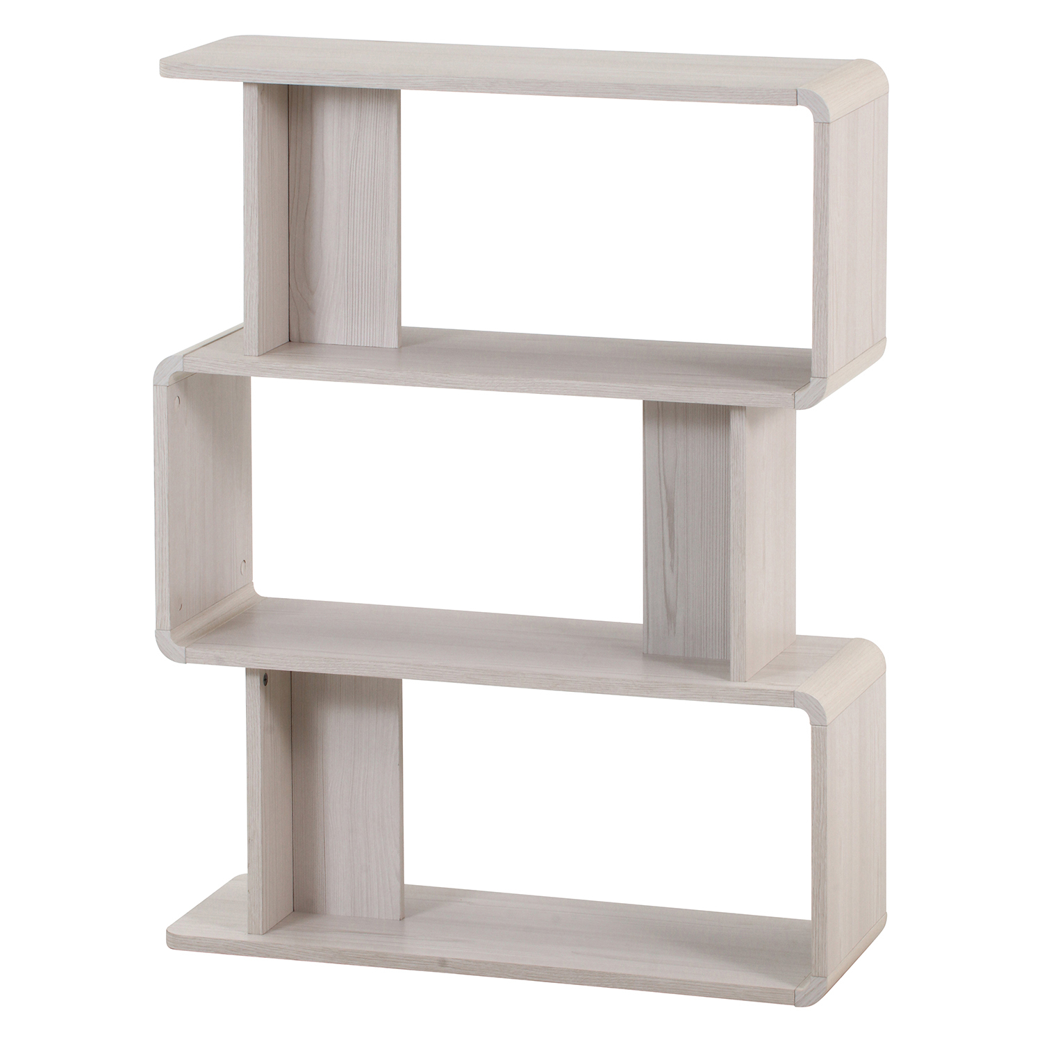 ディスプレイラック　３段　クレール　ホワイトウォッシュ