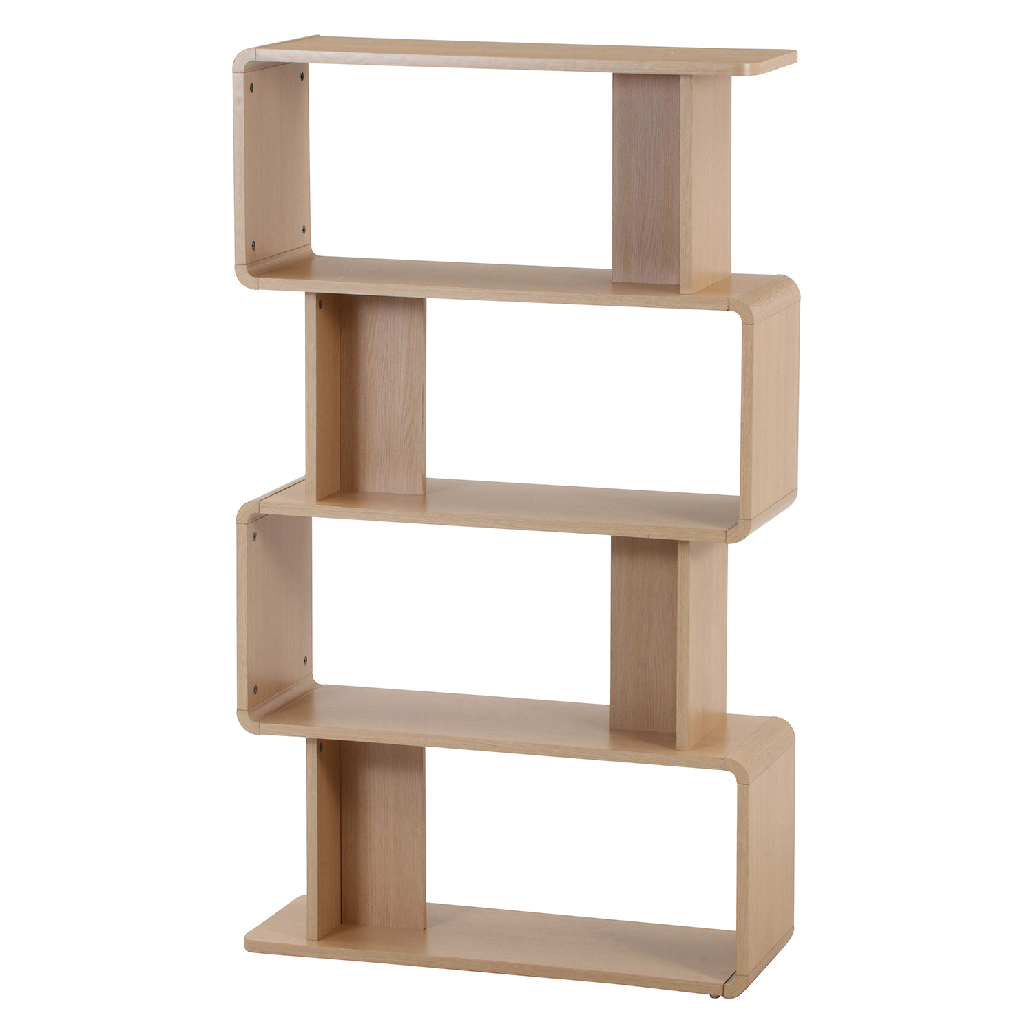 ディスプレイラック　４段　クレール　オークナチュラル