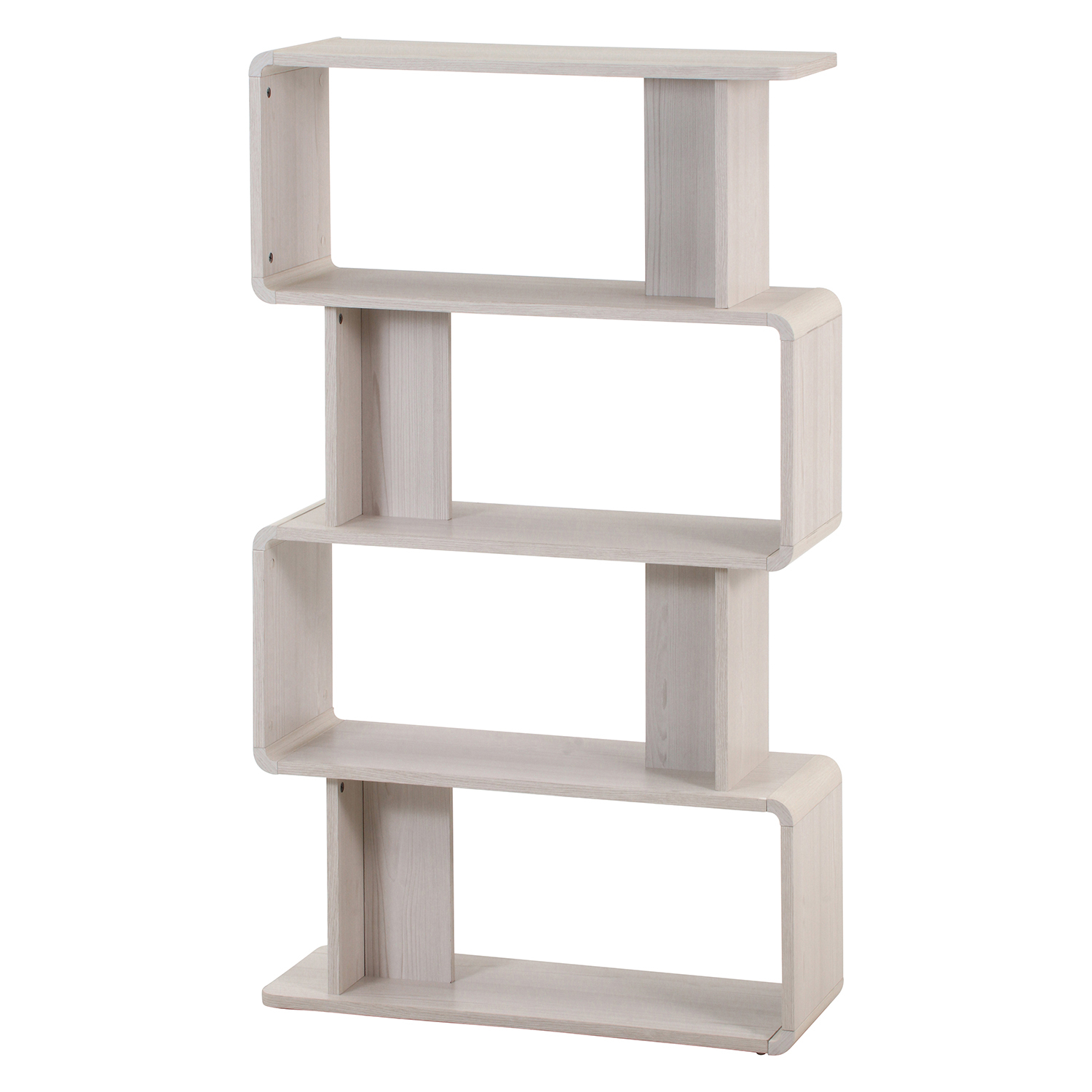 ディスプレイラック　４段　クレール　ホワイトウォッシュ