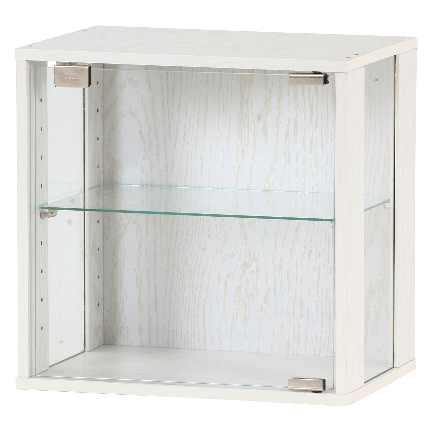 コレクションボックス（前・側板ガラス）　オークＷＨ