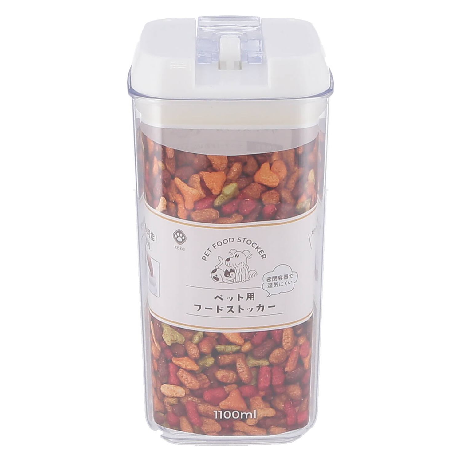 ペット用フードストッカー　１１００ｍｌ