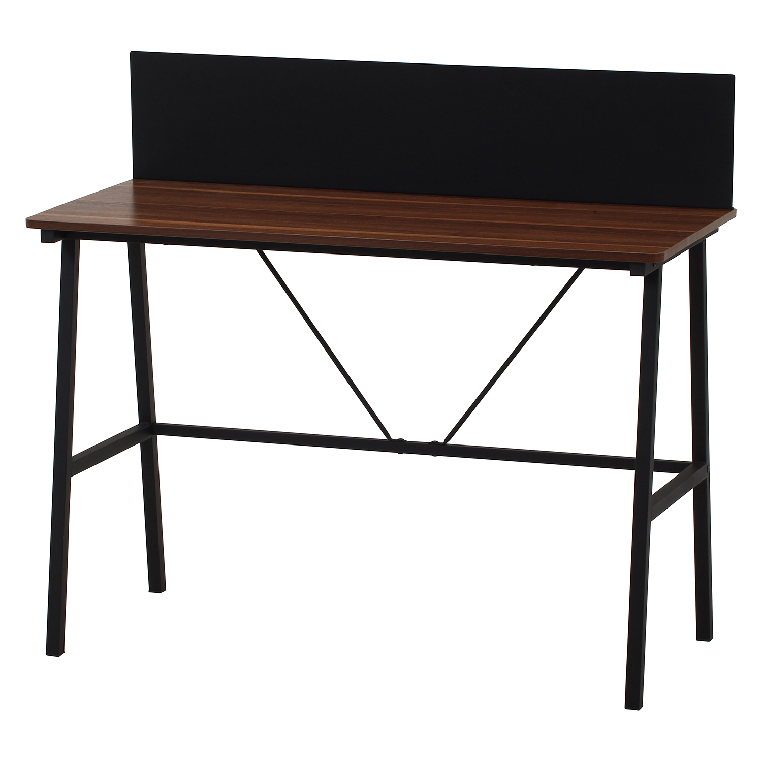 マグネット対応バックパネル付きデスク　フィーノＢＲ／ＢＫ