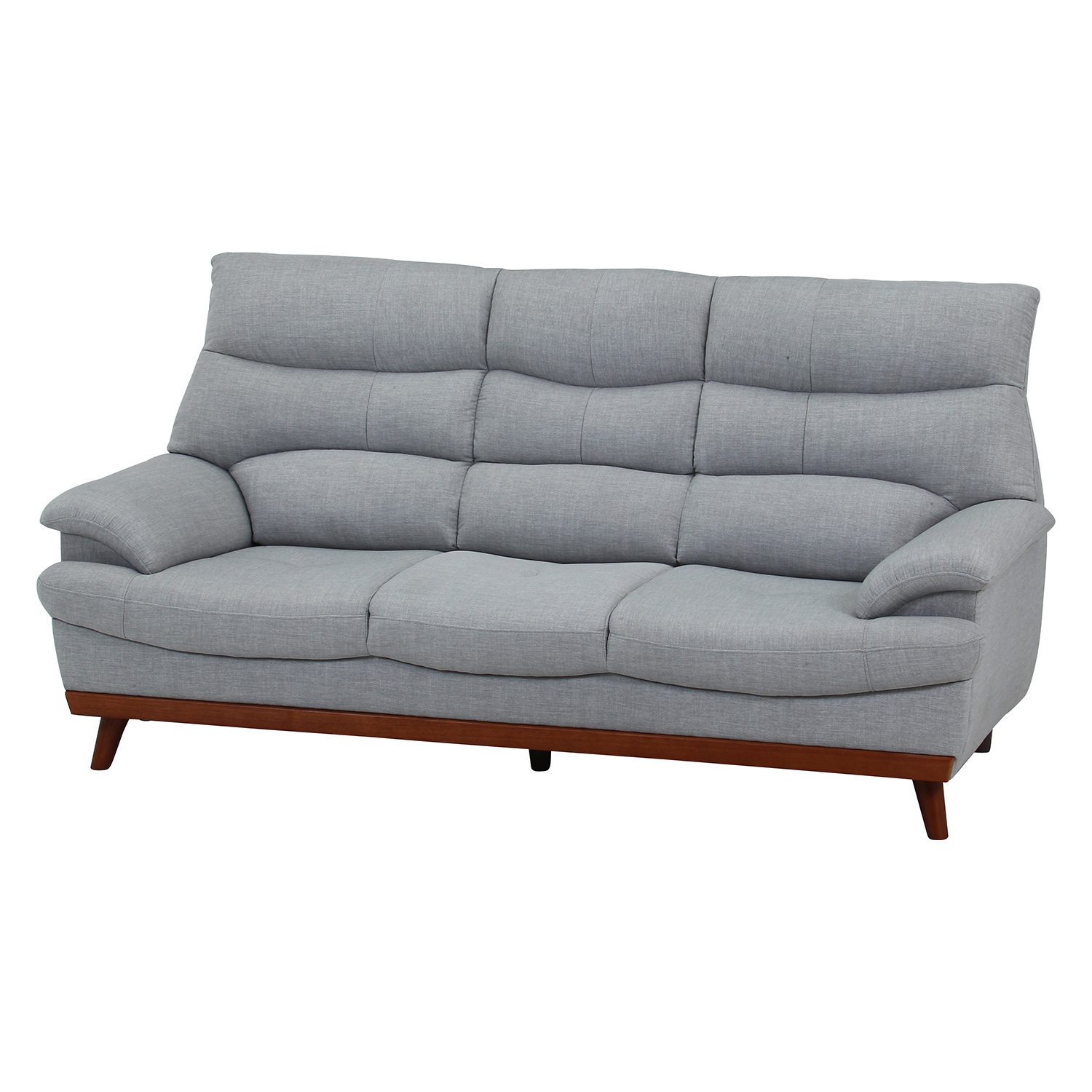 ファブリックソファ３Ｐ　腰らく