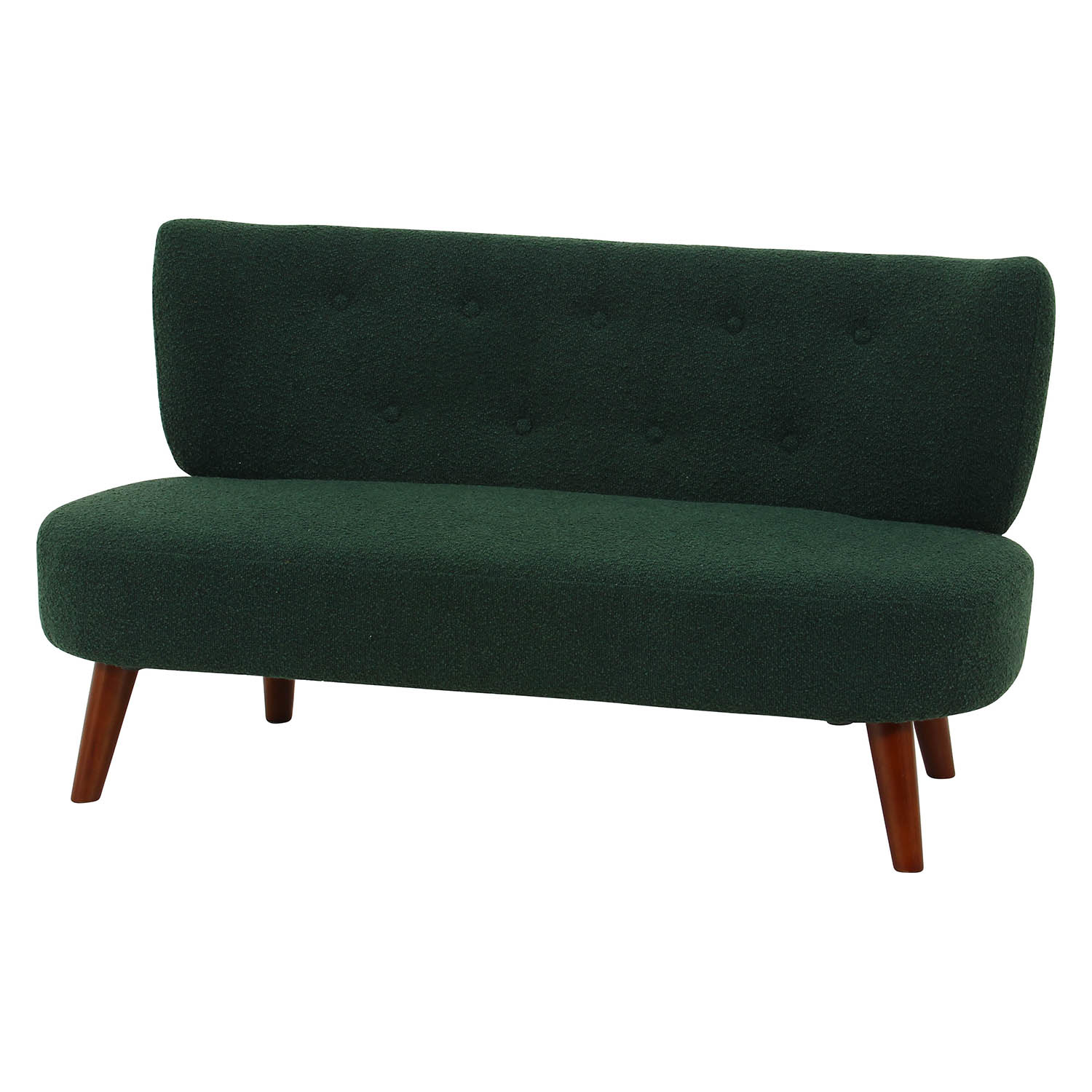 ブークレ生地仕様　ファブリックソファ２Ｐ　ＧＲ