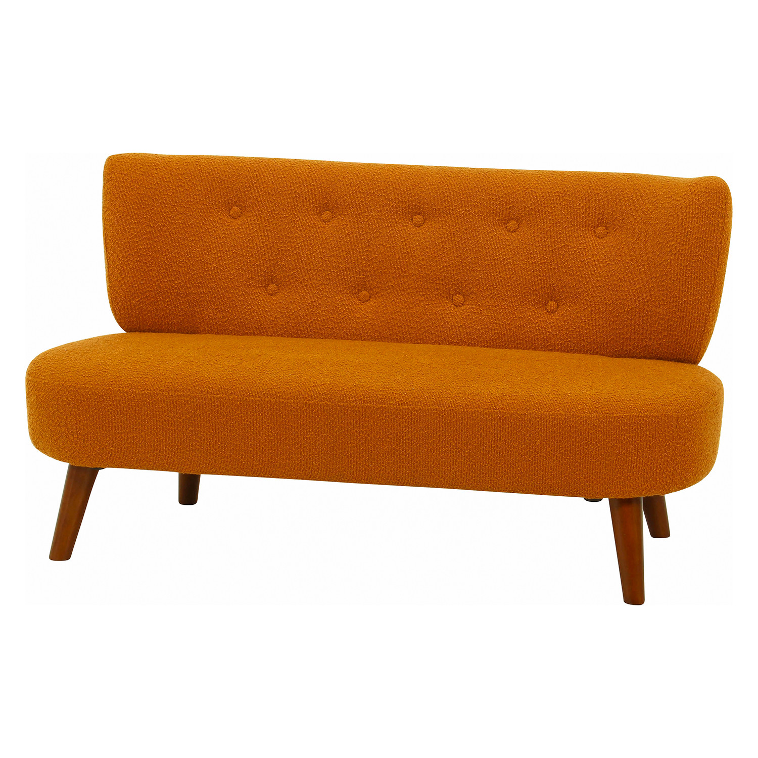 ブークレ生地仕様　ファブリックソファ２Ｐ　ＭＵ