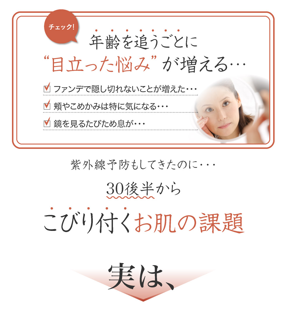 年齢を追うごとに悩みが増える