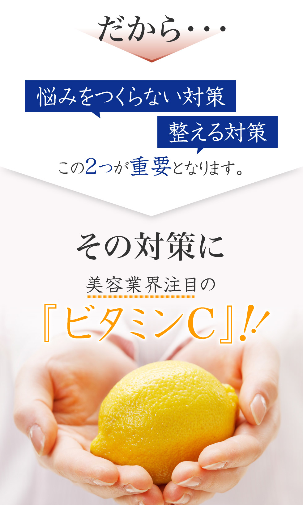 その対策にビタミンC!